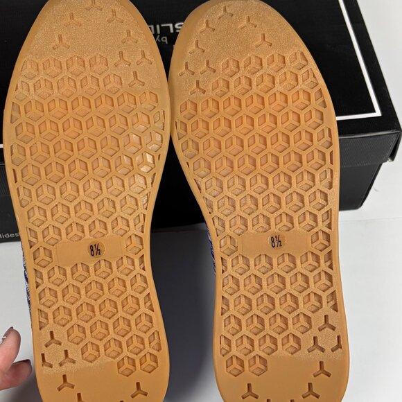 Urban Sport J/Slides Opy Sneakers Women’s 8.5 Blue 2-Tone Knit Slip-On Athletic - Picture 10 of 10